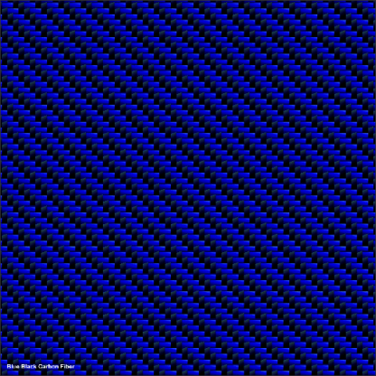 Blue Black Carbon fiber golf car wrap kit