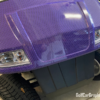 Purple---Black-Carbon-Fiber-full-body-golf-car-wrap universal fit for all standard size golf cars
