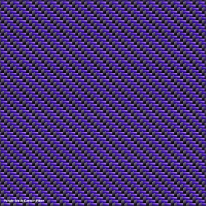Purple Black Carbon Fiber golf cart wrap kit