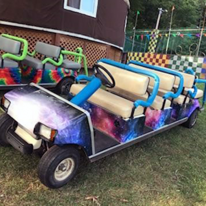 Galaxy Golf car wrap kit