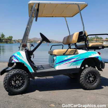 Jazz-Solo-cup-pattern-golf-car-wrap-kit-