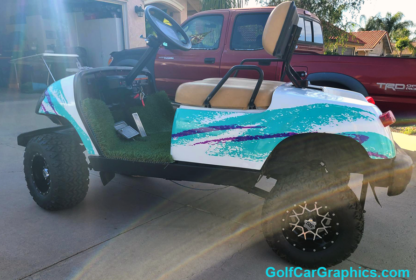 Jazz-Solo-golf-car-wrap-kit-side-view