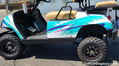 Solo-cup-Jazz-pattern-golf-car-wrap-kit-