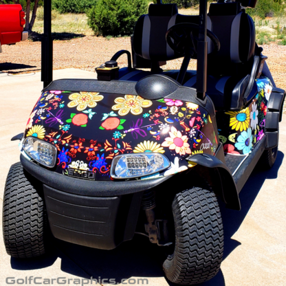 Floral-golf-car-wrap-mounted-on-E-Z-GO-golf-car-sold-as-do-it-yourself