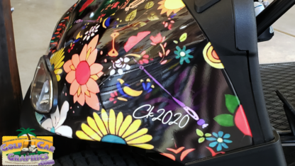 Floral-golf-cart-wrap-kit-midnight-in-the-secret-garden